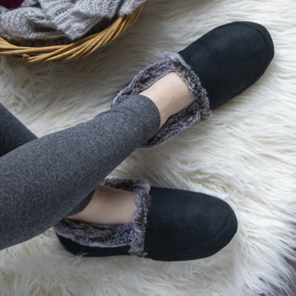 Women's Microsuede A-Line Slippers