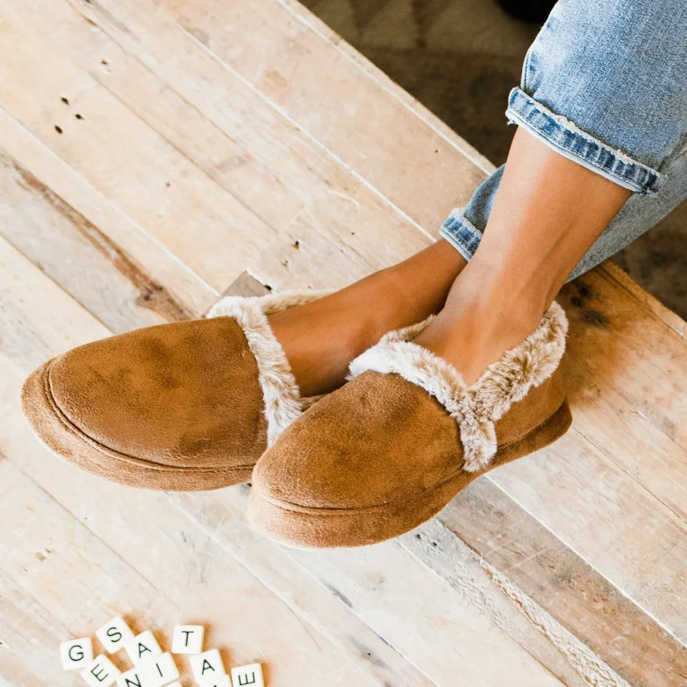 Women's Microsuede A-Line Slippers